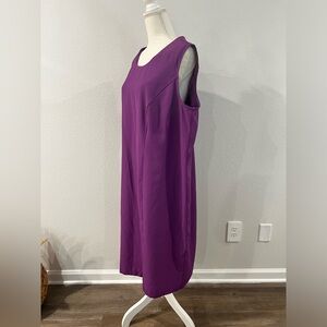 Allison Woods Sleeveless Purple Dress